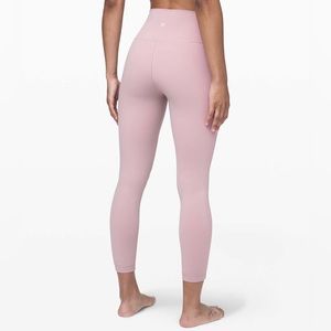 Lululemon Wunder Under High-Rise Tight 25" *Full-On Luxtreme in Smoky Blush Pink